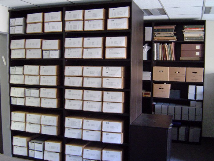 The Albert Einstein Archives at the new location in the Levi building