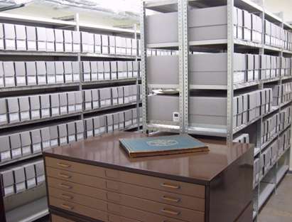 Original material in storage